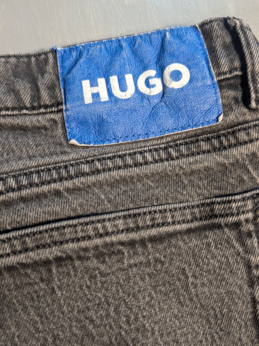 Men's Blue Label ASH Hugo Black Men’s Tapered Jeans - 38/32